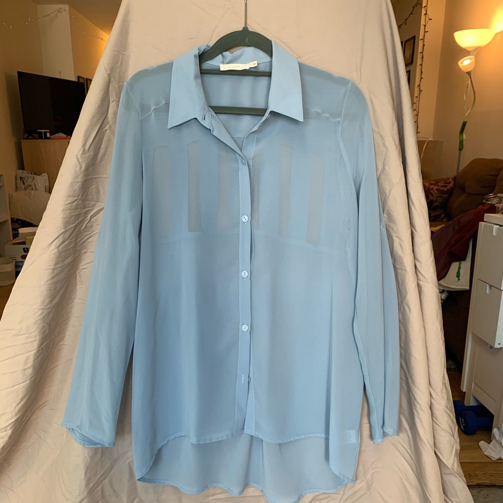 Lush Collared Button Up (With Fun Back!) - image 1